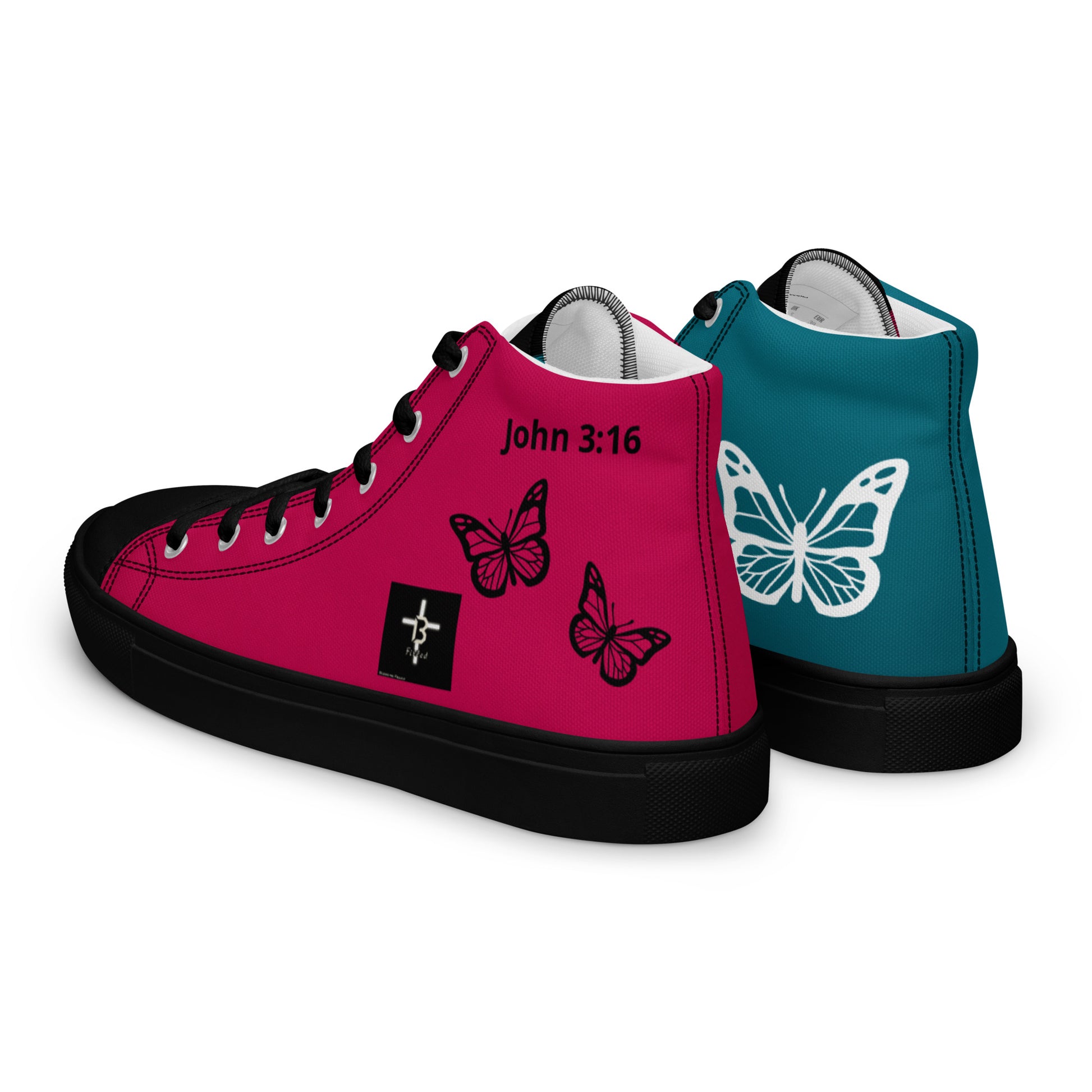 Women's John 3:16 With Butterflies