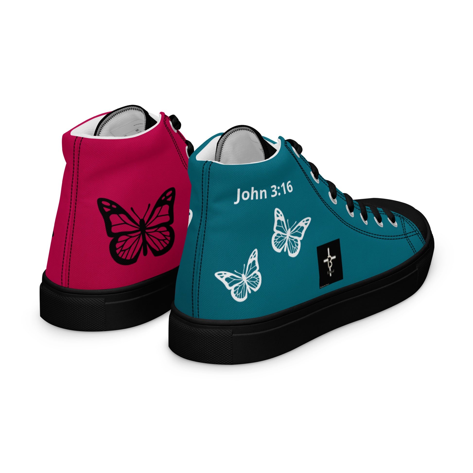 Women's John 3:16 With Butterflies