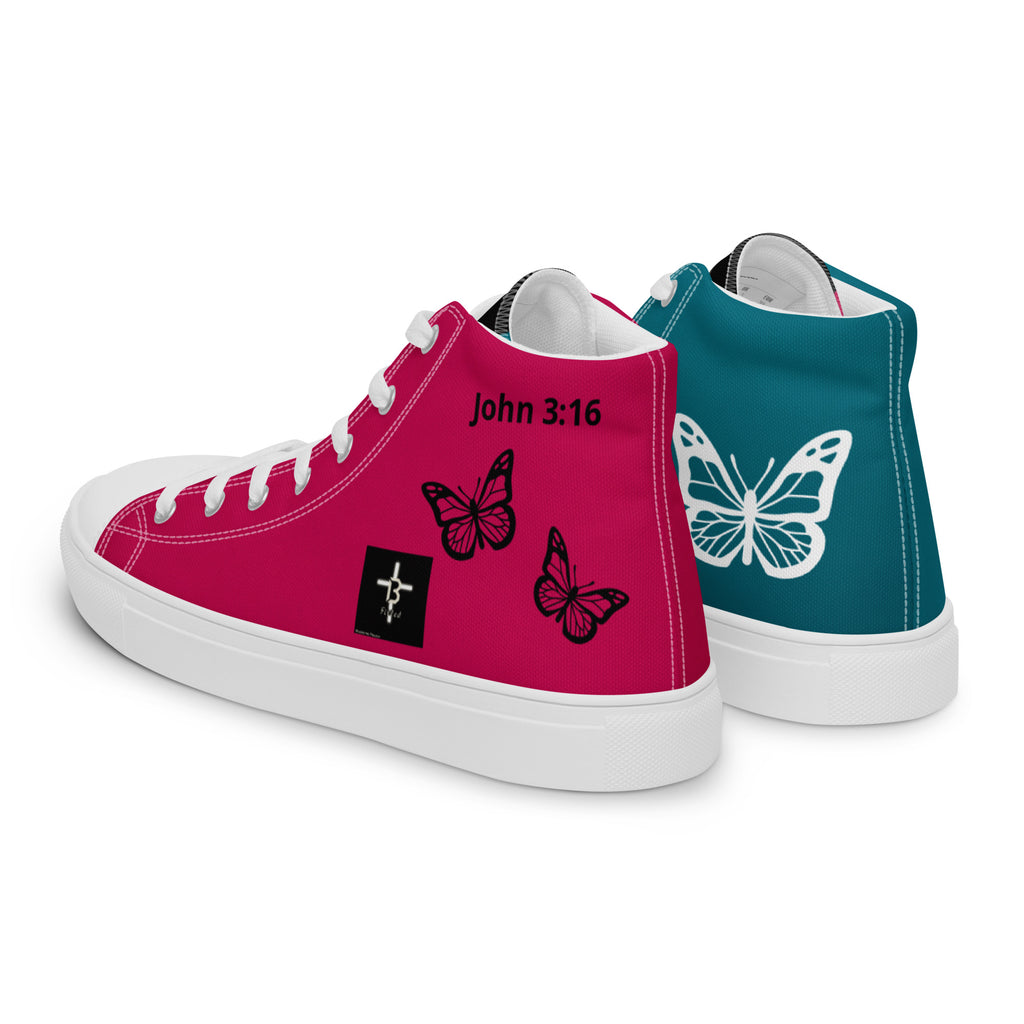 Women's John 3:16 With Butterflies