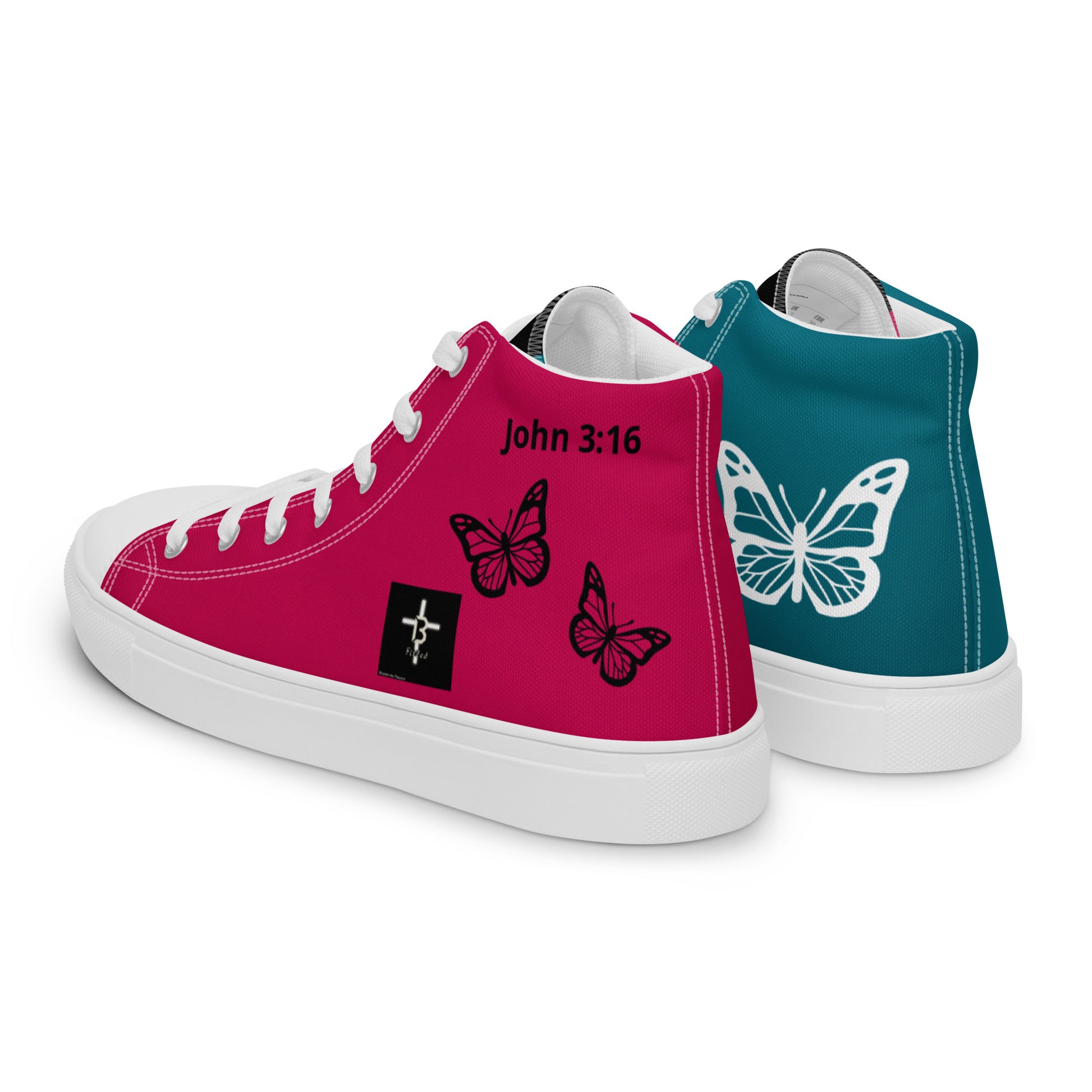 Women's John 3:16 With Butterflies