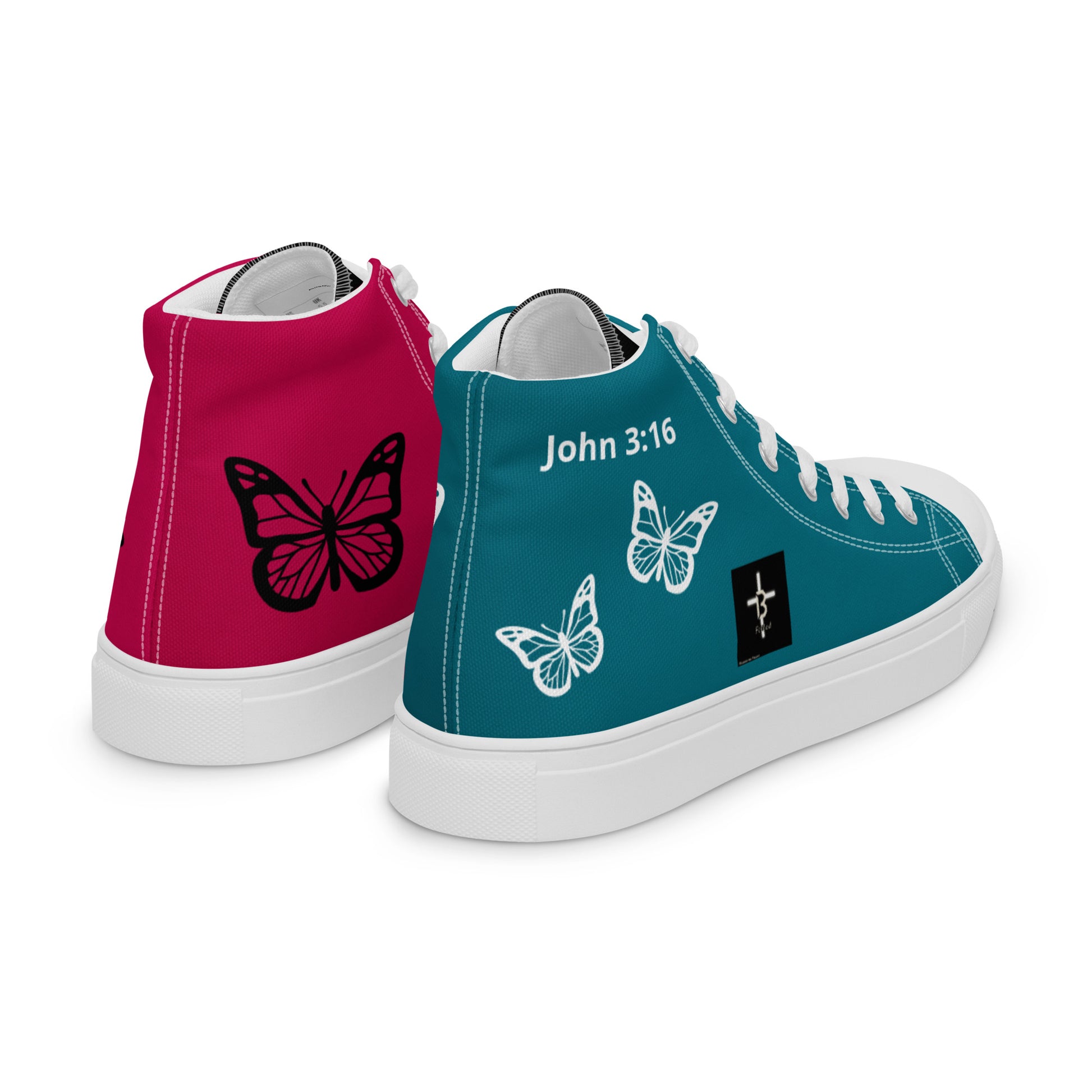 Women's John 3:16 With Butterflies